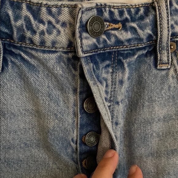 Hidden Destroyed Denim Jean Short light wash high rise size Medium - Picture 3 of 10